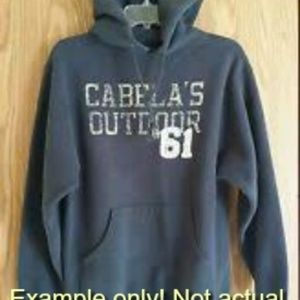 Jansport Hooded Sweatshirt Men's 2XL Navy Blue